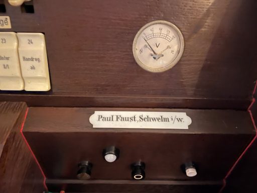 Spieltisch Orgel